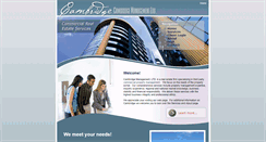 Desktop Screenshot of cambridge-management.com