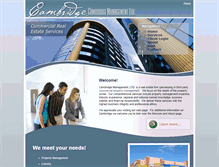 Tablet Screenshot of cambridge-management.com